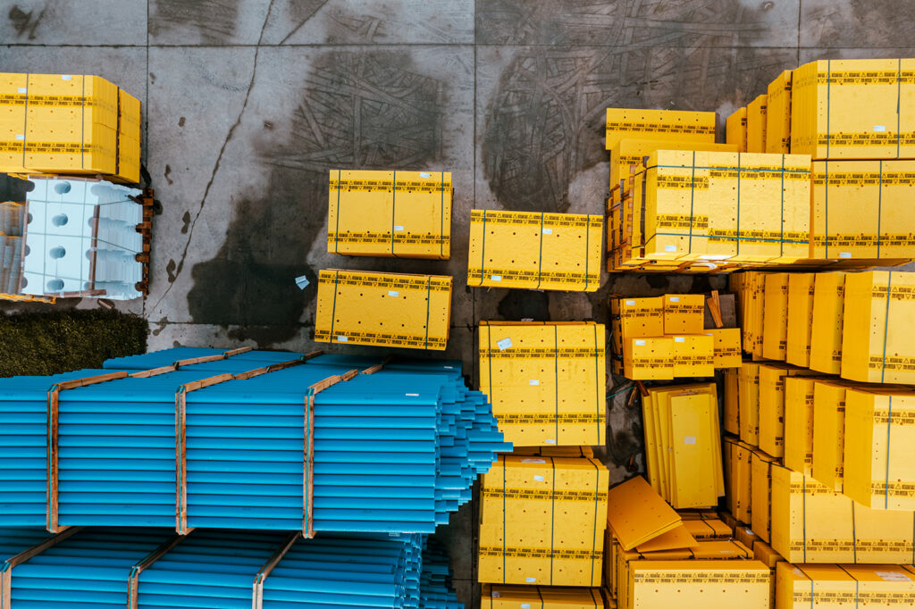 Stockage de plaques de protections mécaniques gaz