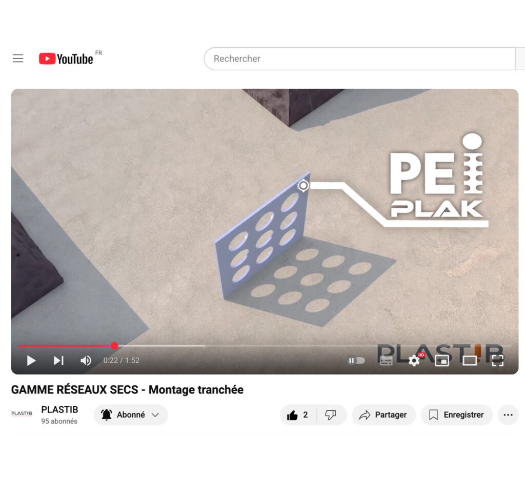 VIDÉO – Découvrez la mise en place en tranchée